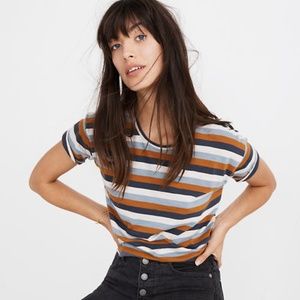 MADEWELL Whisper Cotton Crew Neck Tee Small